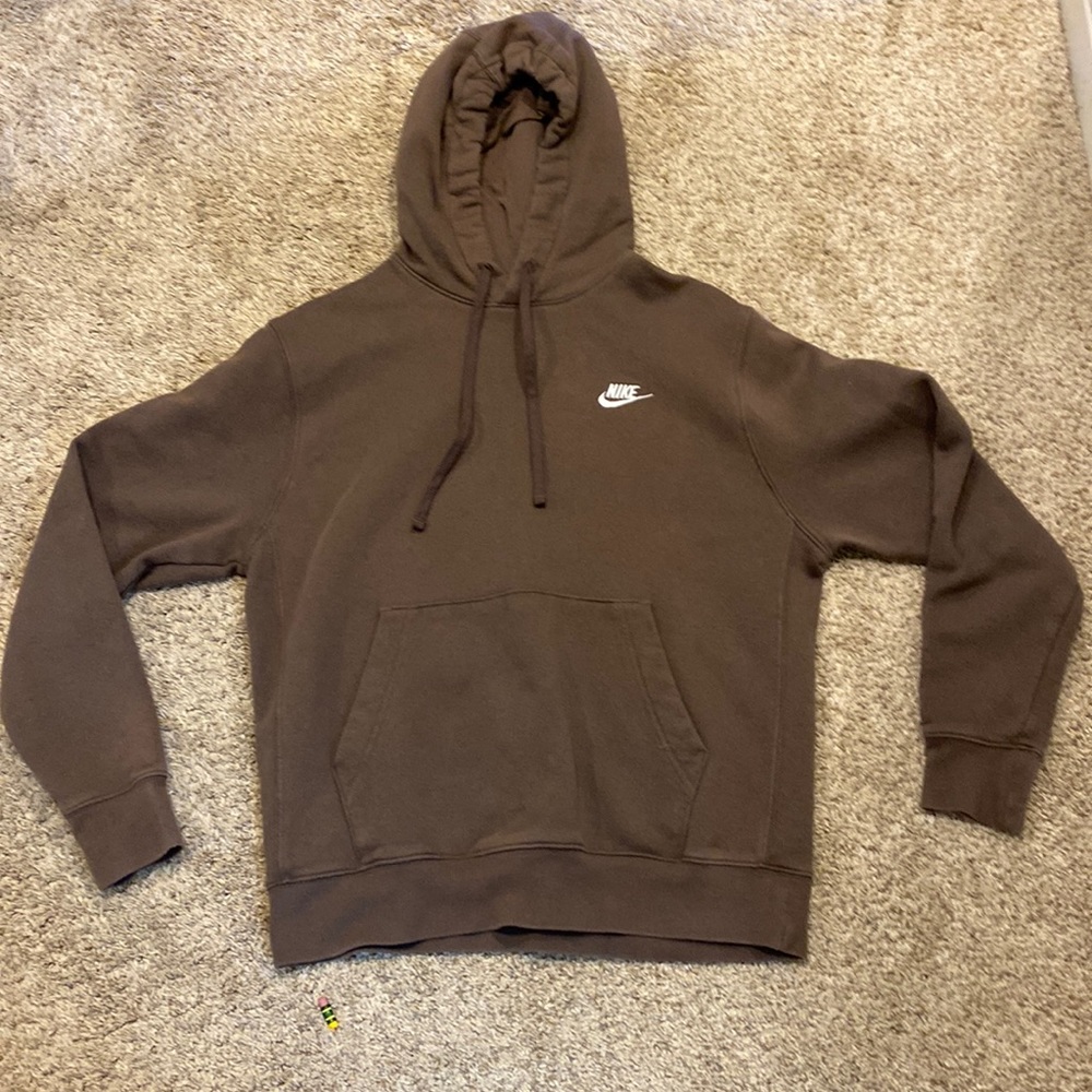 Brown Nike hoodie